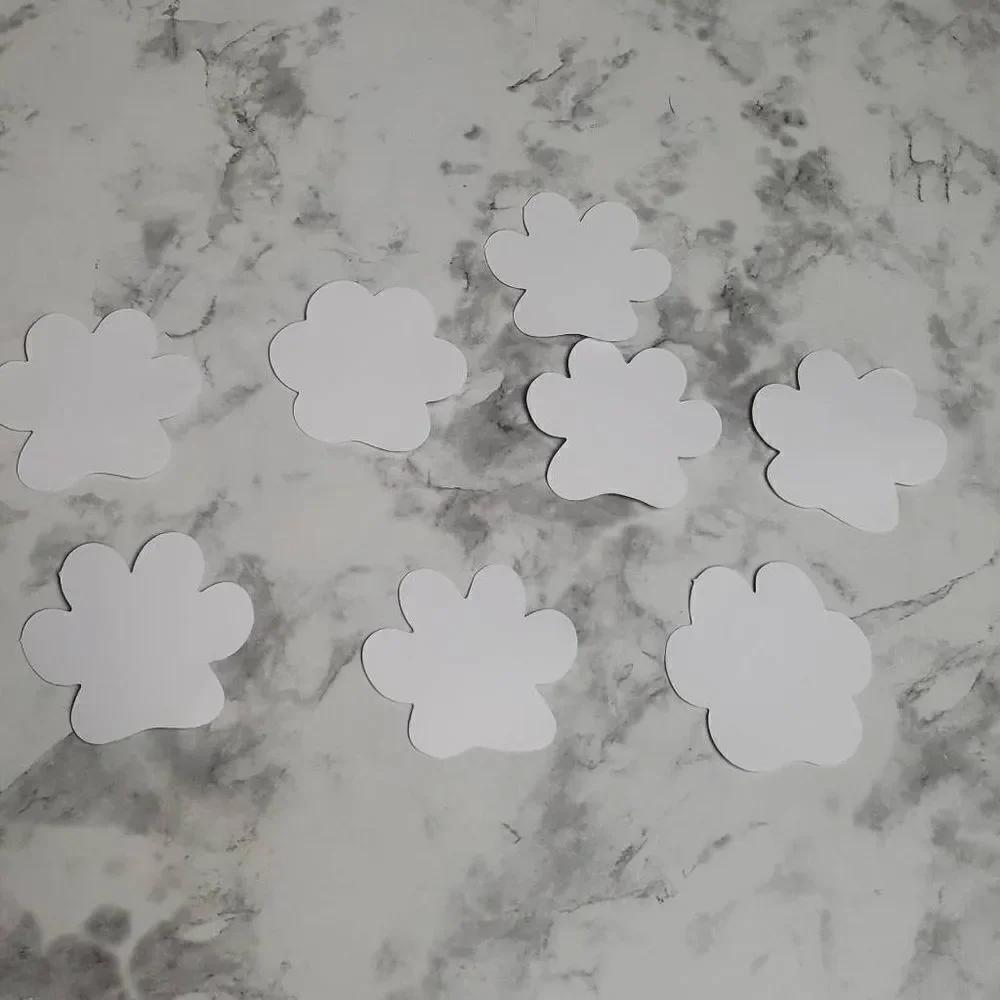 Bundle of Dog Foot Print Stickers